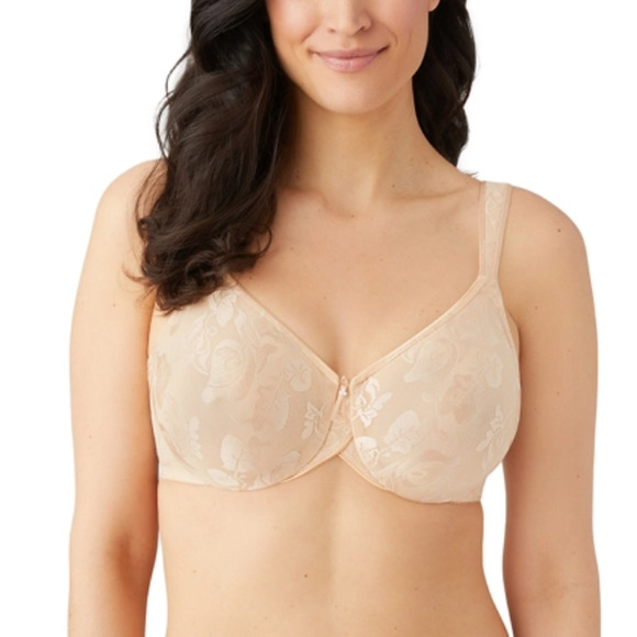 NWT Wacoal Women's The Awareness Seamless Full Coverage Bra Size 40H Sand 85567 - Picture 1 of 7